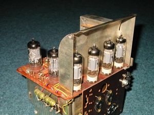 Tube Classics Rhrenendstufe Rhrenverstrker amp Telefunken 2430 2550 Rhrenradio Musiktruhe